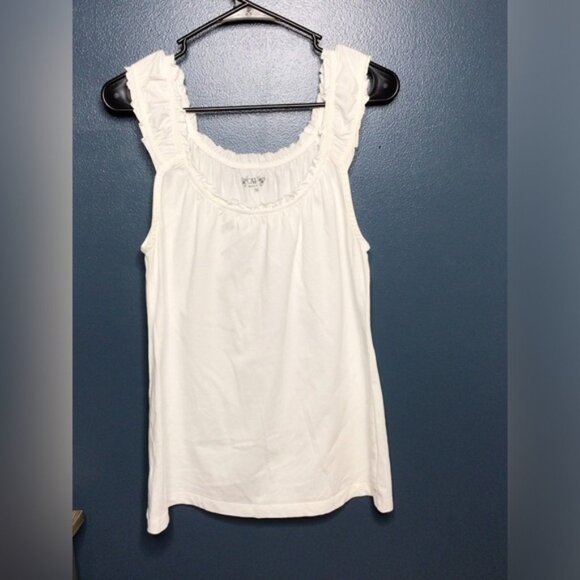 White Sleeveless Top Cato Medium (0098) - Picture 2 of 4